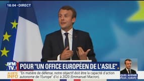 Europe : Macron veut "un marché commun de l'énergie" et "une taxe aux frontières sur le carbone"