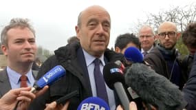 Alain Juppé en déplacement dans l'Yonne.