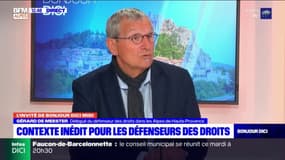 Gérard de Meester, délégué du défenseur des droits dans les Alpes-de-Haute-Provence a vu une augmentation "de la détresse et de la précarité"