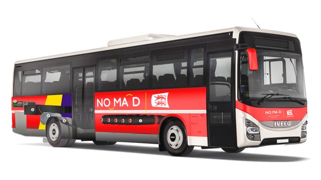 Ce car roulait à l'origine au diesel mais va être converti à l'hydrogène pour être exploité sur une ligne opérée par Transdev.