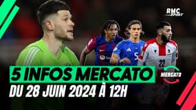 Mikautadze, Meslier, Koundé... Les 5 infos mercato du 28 juin à la mi-journée