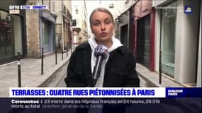 Terrasses: quatre rues piétonnisées jusqu'en septembre à Paris