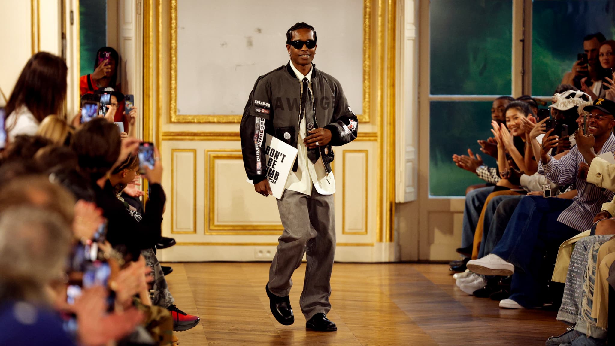 ASAP Rocky pour sa marque AWGE en juin 2024