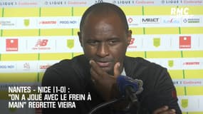  Nantes – Nice (1-0) : « On a joué avec le frein à main » regrette Vieira 