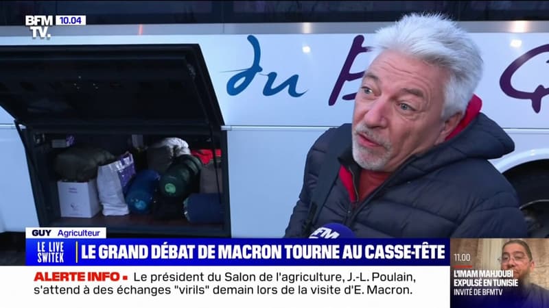 Débat au Salon de l'agriculture: Emmanuel Macron 