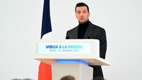 Jordan Bardella à Paris le 27 janvier 2025