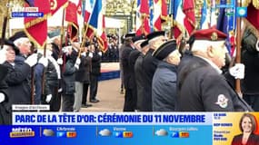 11-Novembre: une cérémonie au parc de la Tête d'or