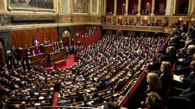 Le parlement au complet à Versailles