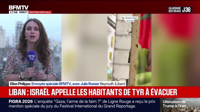Guerre au Liban: Israël appelle les habitants de Tyr à évacuer