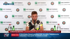 Après 6 h 05 de jeu, le Français Corentin Moutet s’est incliné au 1er tour de Roland-Garros