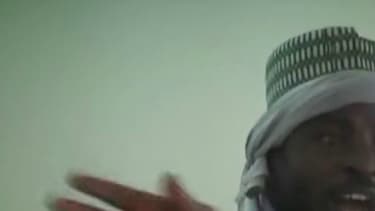 Abubakar Shekau dans une vidéo de propagande de Boko Haram en 2014.
