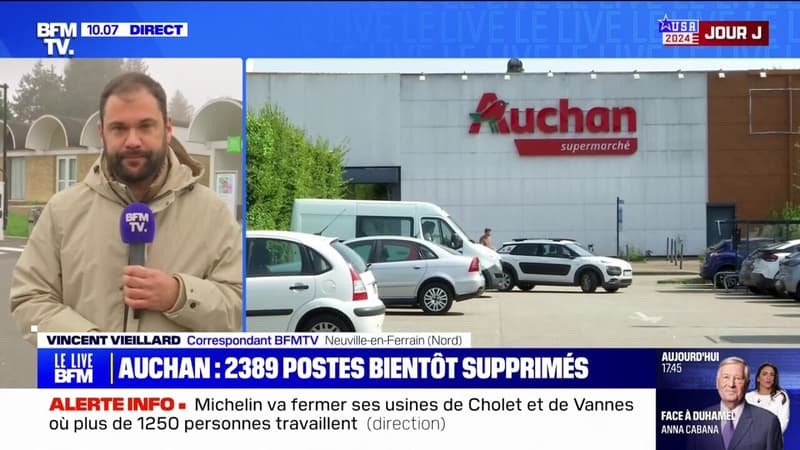 Auchan annonce vouloir supprimer 2.389 postes en France