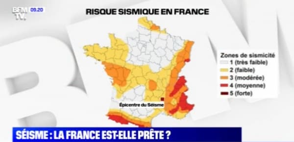 Quel est l'état de la menace sismique en France?