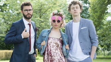 Cyprien, Natoo et Norman dans 'Presque adultes'