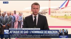 Gao: Macron condamne "des attaques lâches et odieuses des terroristes"