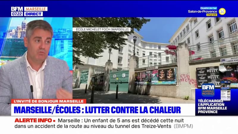 Marseille: les mesures de la mairie pour lutter contre les fortes chaleurs dans les écoles