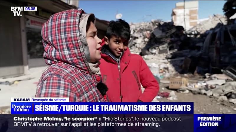 Le traumatisme des enfants turcs 10 jours après le séisme