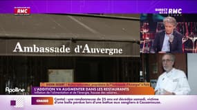 Didier Desert, restaurateur et propriétaire de L'Ambassade d'Auvergne à Paris