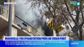  Marseille: un feu d'appartement se déclare près du Vieux-Port