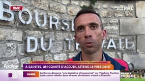 A Saintes, un comité d'accueil attend le président 