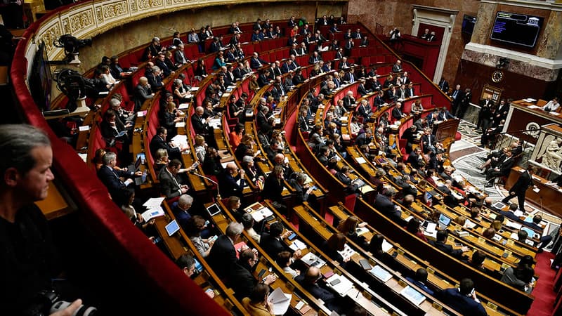 L'Assemblée nationale en séance en décembre 2017.