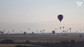 300 montgolfières sont venues habiller le ciel de Meurthe-et-Moselle jeudi
