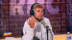 L'athlète Jimmy Gressier lors de son passage dans le Super Moscato Show, le 6 octobre 2025