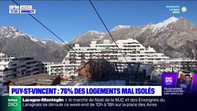 Hautes-Alpes: les logements de Puy-Saint-Vincent mal isolés