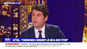 Gabriel Attal: "Vous avez aujourd'hui un peu plus de 10 000 agents du contrôle fiscal en France, ils seront 11 500 à la fin du quinquennat" 