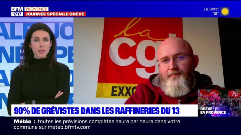 Raffinerie Esso à Fos-sur-Mer: entre "90 et 100%" de grévistes le 31 janvier
