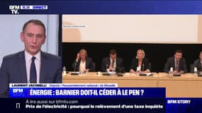Budget: "Il va falloir que le Premier ministre écoute un peu, sinon il va vers la sortie", assure Laurent Jacobelli (RN)
