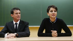 Najat Vallaud-Belkacem soutient Manuel Valls dans sa course à l'élection présidentielle. (Photo d'illustration)