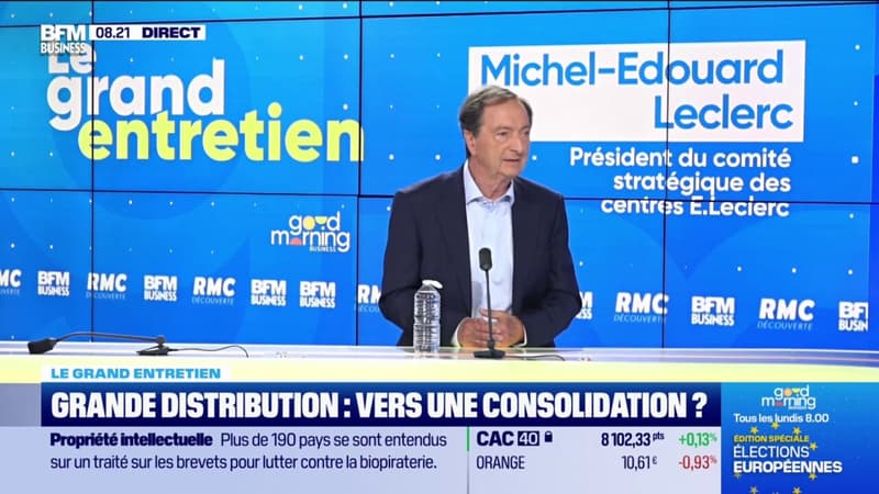 Michel-Edouard Leclerc commente le rachat de Casino