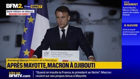 "Je suis fier d'être devant vous": Emmanuel Macron s'exprime devant les militaires déployés à Djibouti 