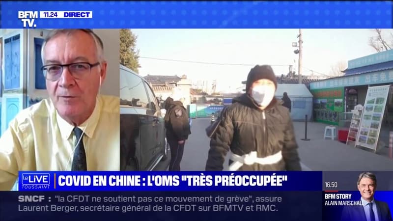 Covdi-19 en Chine: "Il va y avoir, possiblement, l'émergence de variants plus transmissibles", selon l'épidémiologiste Antoine Flahault