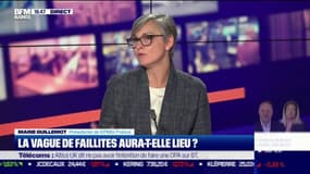 Marie Guillemot (KPMG France): "on ne voit pas de mur de faillites" en France mais "on a encore peu de recul"
