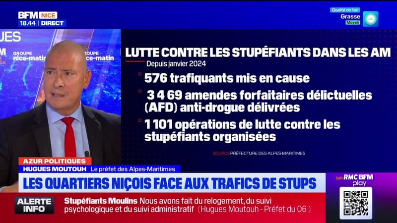 Alpes-Maritimes: le préfet évoque notamment le déploiement des CRS dans le quartier des Moulins à Nice