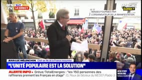 Jean-Luc Mélenchon appelle à une "grève générale" le 18 octobre