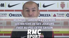 Monaco : Jardim n'a pas aimé les matchs de ses joueurs face au PSG cette saison