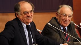 Noël Le Graët (ici avec l'ancien président de la FFF Jean-Pierre Escalettes)