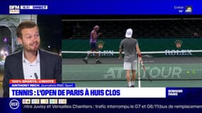 100% sports Paris: Tennis, l’Open de Paris se joue à huis clos - 02/11