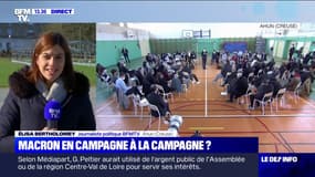 Des allures de campagne pour Emmanuel Macron à la rencontre des Français dans la Creuse