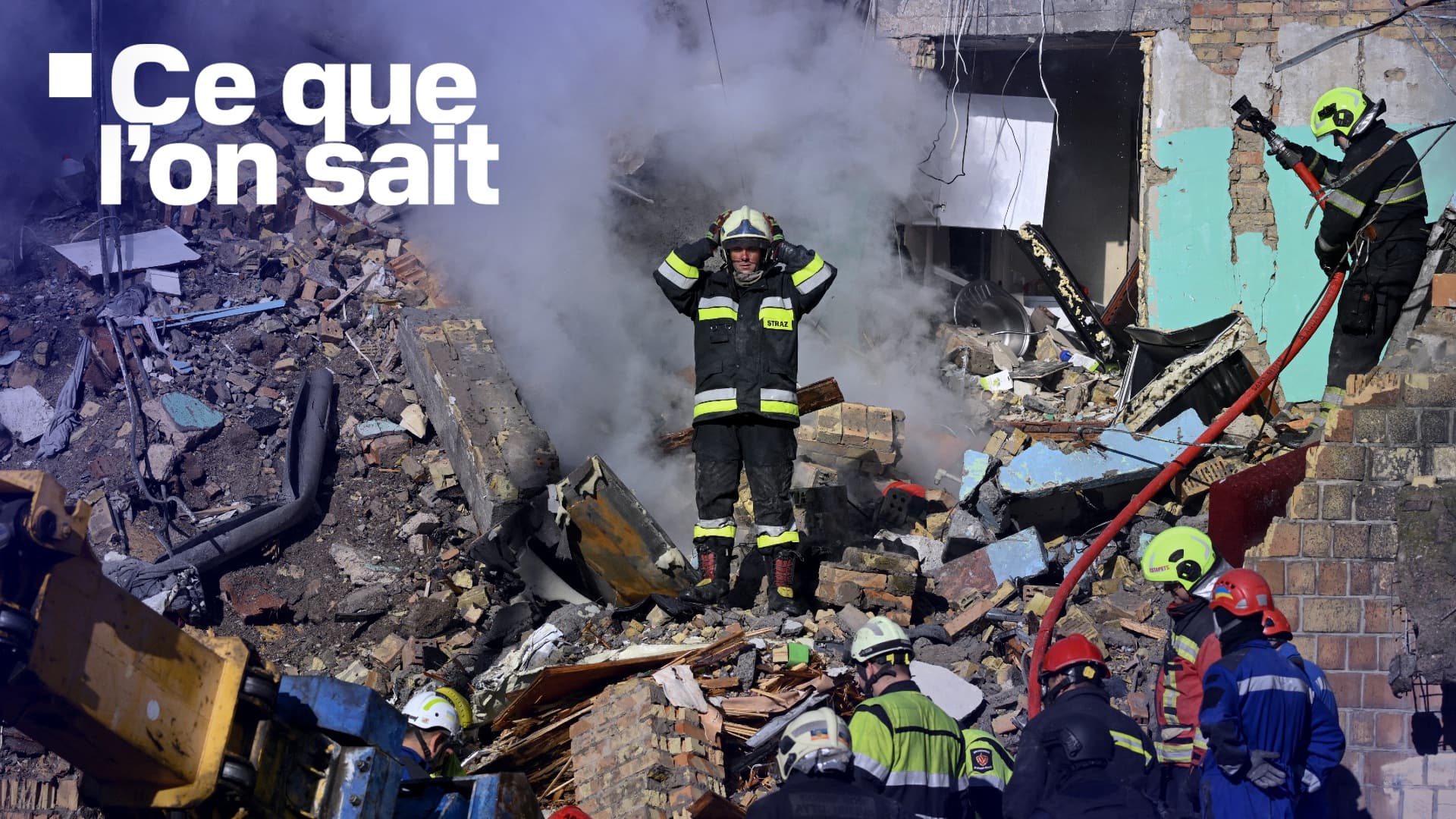 14 MORTS DONT TROIS ENFANTS, BÂTIMENT DE L'UE TOUCHÉ... CE QUE L'ON SAIT SUR LES FRAPPES RUSSES SUR KIEV