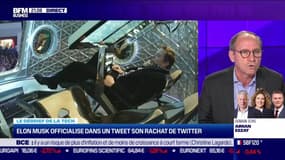 Elon Musk officialise dans un tweet son rachat de Twitter - 27/10