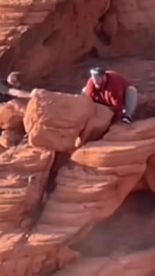 Deux hommes sont recherchés après avoir dégradé des roches dans un parc naturel du Nevada 
