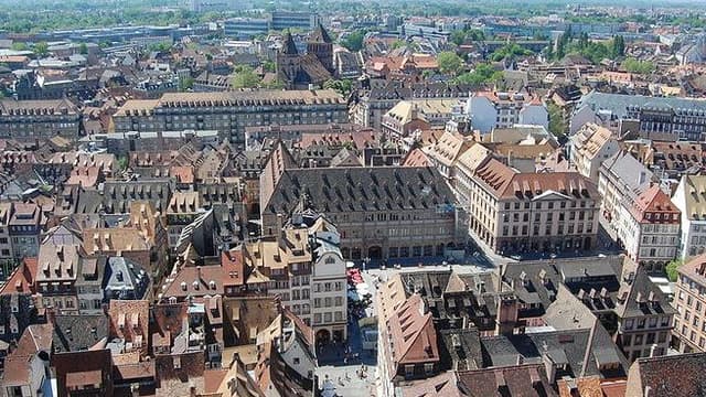 Le marché est au plus calme à Strasbourg