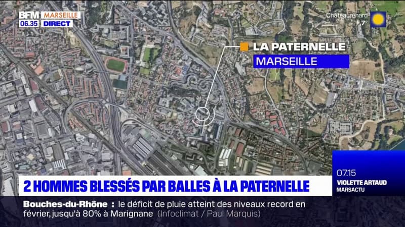 Marseille: deux hommes blessés par balles à La Paternelle