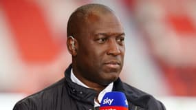 L'ancien joueur Kevin Campbell au micro de Sky Sports en août 2023