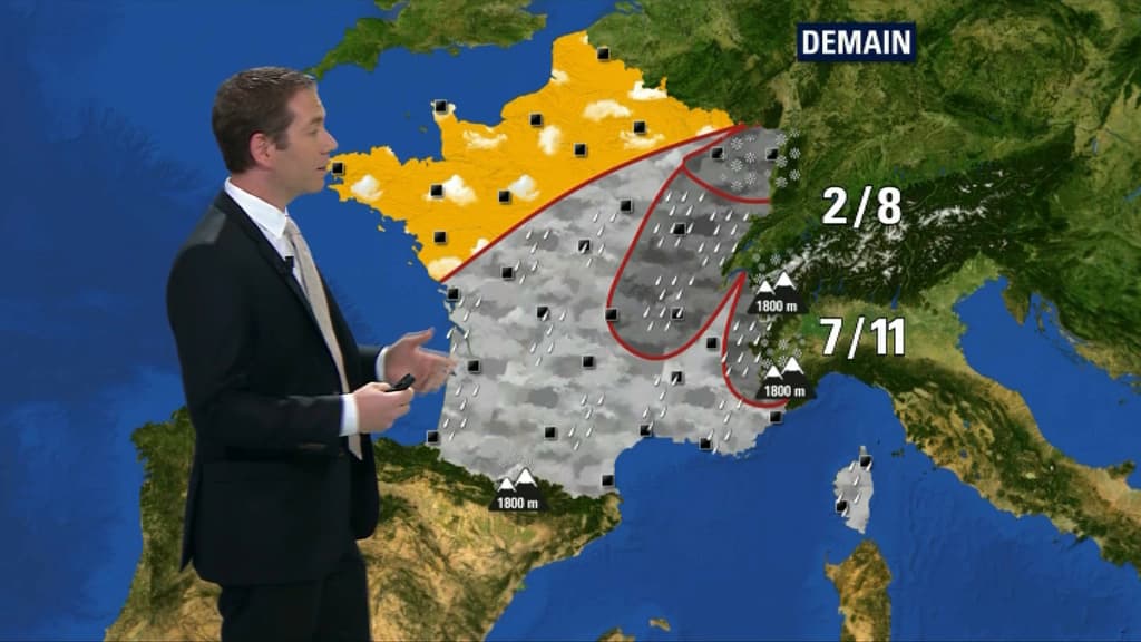 Temps maussade sauf au nord-ouest samedi.