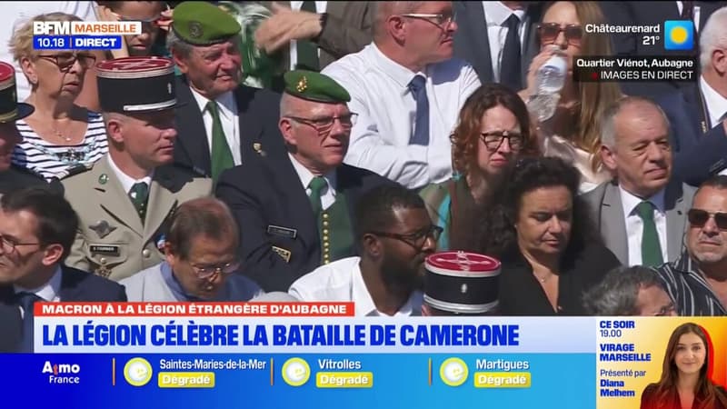 Aubagne: la légion étrangère célèbre la bataille de Camerone